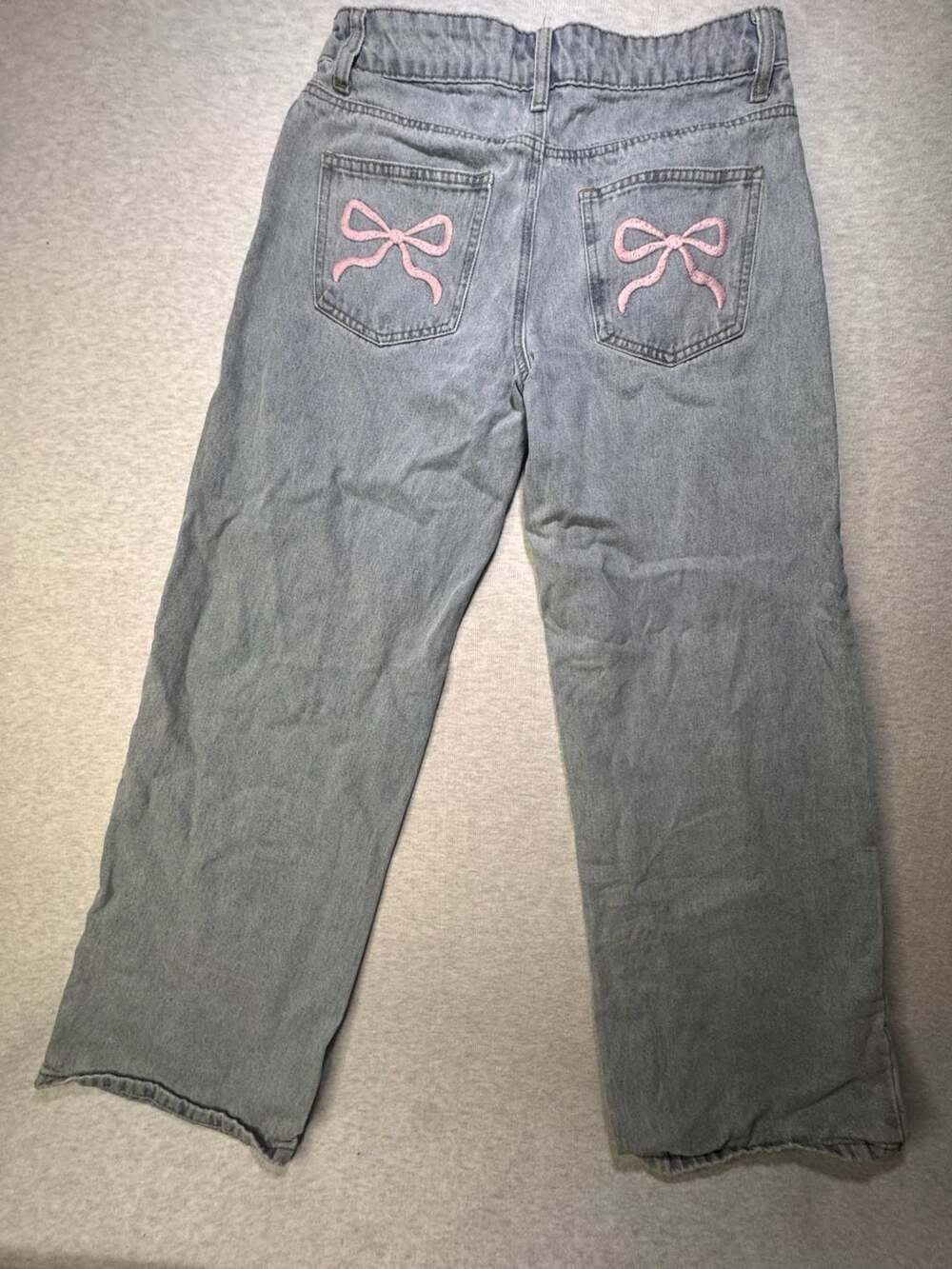 Edikted Women Light Blue Wash Denim Jeans